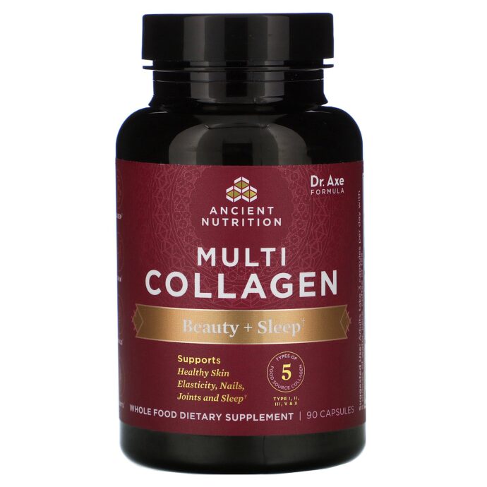 كبسولات Ancient Nutrition بالكولاجين المتعدد