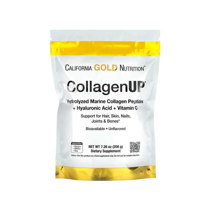 California Gold Nutrition, CollagenUP, peptides de collagène marin biolysés avec acide hyaluronique et vitamine C
